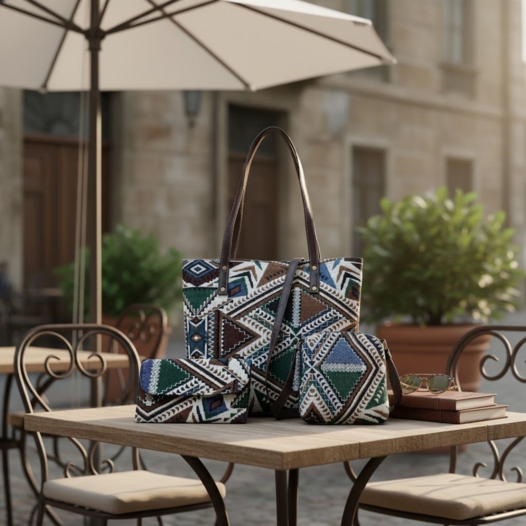 Eco-Friendly 3pc Combo Tote Bag for Everyday Use